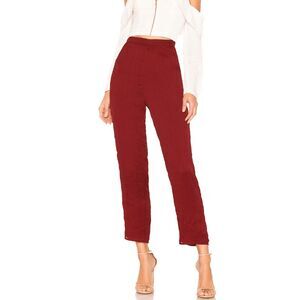 House of Harlow 1960 Red Cropped Pants